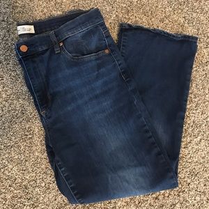Gap Crop Flare High Rise Jeans